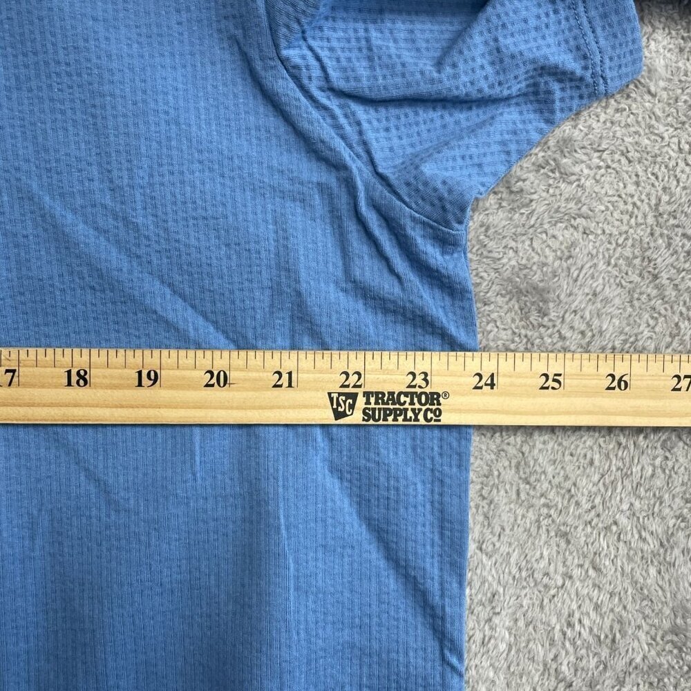 NEW Scotch & Soda Men's XL Blue Textured Cotton T-Shirt - Picture 4 of 11